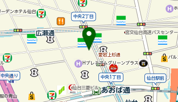 The Stone of WAKOU(ザ ストーン オブ ワコウ) 仙台駅前店の地図画像