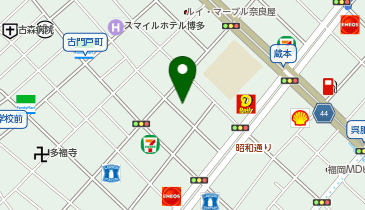 博多織ギャラリーの地図画像