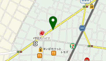 ビジョンズパレット 学芸大学店の地図画像