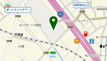 イオンスタイル千葉みなとの地図画像