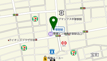 タウンハウジング平塚店の地図画像