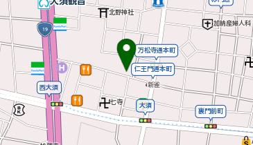 靴専科 大須店の地図画像