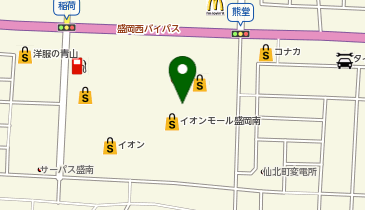 iPhone修理工房 イオンモール盛岡南店の地図画像