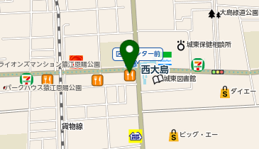 スマホ修理工房 西大島店の地図画像