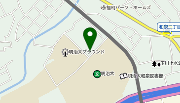 明治大学グローバルヴィレッジの地図画像