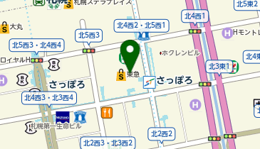 HIROFU(ヒロフ) さっぽろ東急店の地図画像