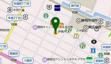 HIROFU(ヒロフ) 静岡伊勢丹店の地図画像