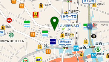 スウェーデンレストランの地図画像