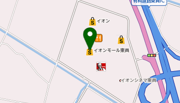 リラクゼーションサロンイヤシスプラス イオンモール東員店の地図画像