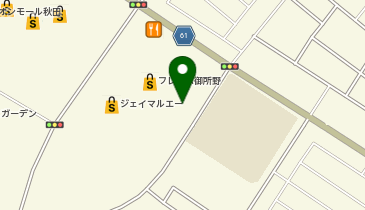 ジェイエステ フレスポ秋田御所野店の地図画像
