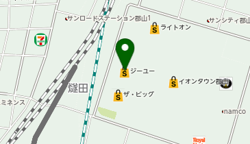 ジェイエステティック イオンタウン郡山店の地図画像