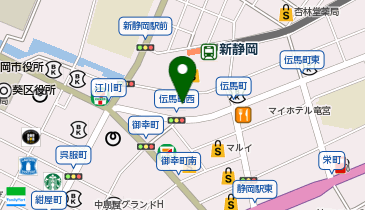 ジェイエステ 静岡店の地図画像