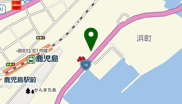 鹿児島ベイサイドゴルフアリーナの地図画像