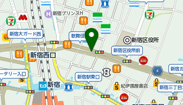 シルビア 新宿サブナード店の地図画像