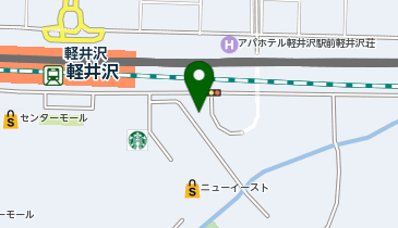 パーリーゲイツ 軽井沢・プリンスショッピングプラザ店の地図画像