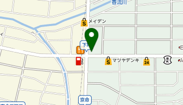 餃子の雪松 名古屋名東店の地図画像