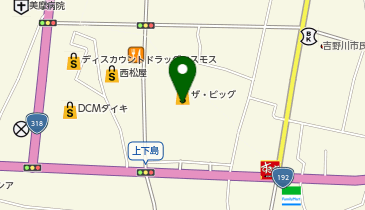 ザ・ビッグ 鴨島店の地図画像