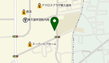 上の原グラウンドの地図画像