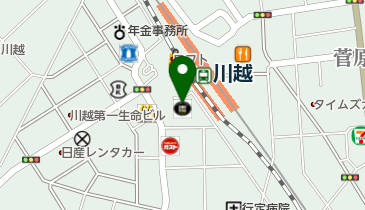株式会社ヤオコー 本部の地図画像