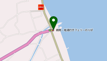 宮窪レンタサイクルターミナルの地図画像