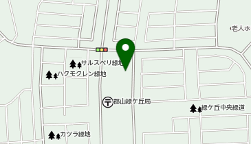 郡山市中央図書館緑ケ丘分館の地図画像