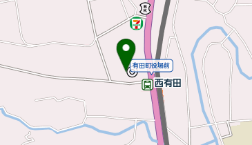 有田町西図書館の地図画像