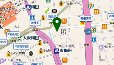 大阪府警察コミュニティープラザの地図画像