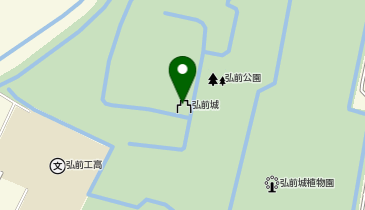 弘前市緑の相談所の地図画像