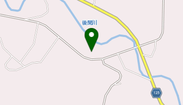 上後閑体育館の地図画像