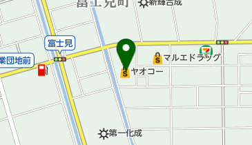 ヤオコー 行田藤原店の地図画像