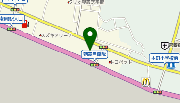 陸上自衛隊広報センターの地図画像