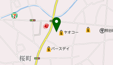 ヤオコー 熊谷箱田店の地図画像