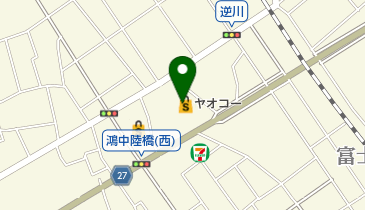 ヤオコー 鴻巣逆川店の地図画像