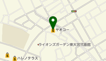 ヤオコー 大宮島町店の地図画像