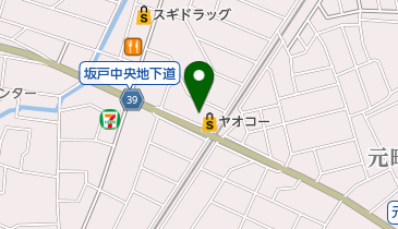 ヤオコー 坂戸泉店の地図画像