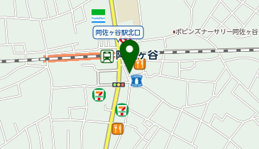 保険クリニック 阿佐ヶ谷駅前店の地図画像