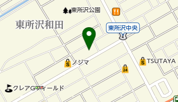 ヤオコー 東所沢店の地図画像