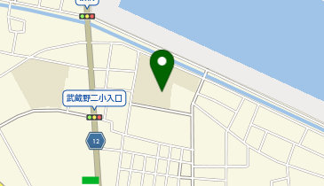 プレーパークむさしのの地図画像