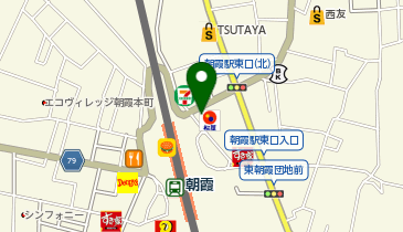 リハスワークあさかの地図画像