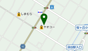 ヤオコー 深谷上野台店の地図画像