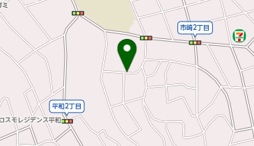 平尾新池の地図画像