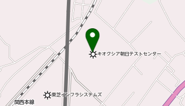 キオクシア株式会社 朝日テストセンターの地図画像
