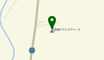 赤城アウトドアベースの地図画像