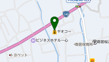 ヤオコー 寄居店の地図画像