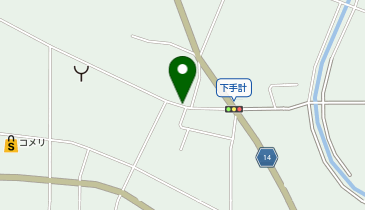 尾高惇忠生家の地図画像