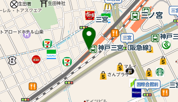 台湾カステラ専門店 澎澎(ポンポン)  神戸 三ノ宮店の地図画像
