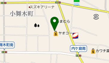 ヤオコー 太田小舞木店の地図画像