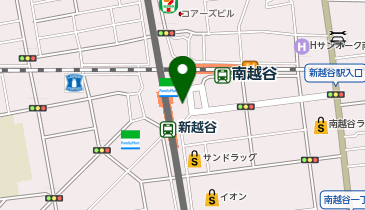 からやま 南越谷店の地図画像