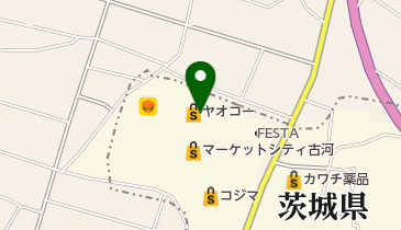 ヤオコー 古河松並店の地図画像