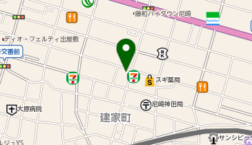 ワッツ 尼崎中央五番街店の地図画像